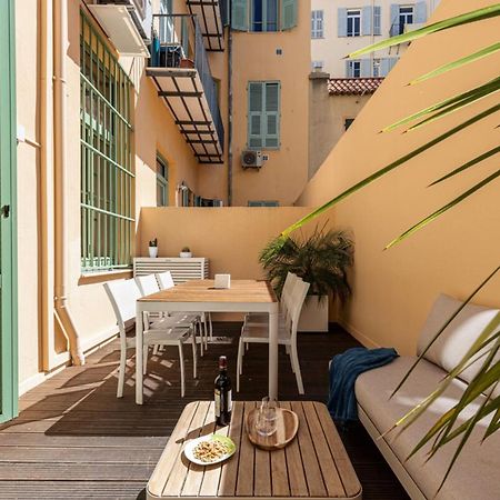 Gubernatis - Beautiful Duplex With Terrace Lägenhet Nice Exteriör bild
