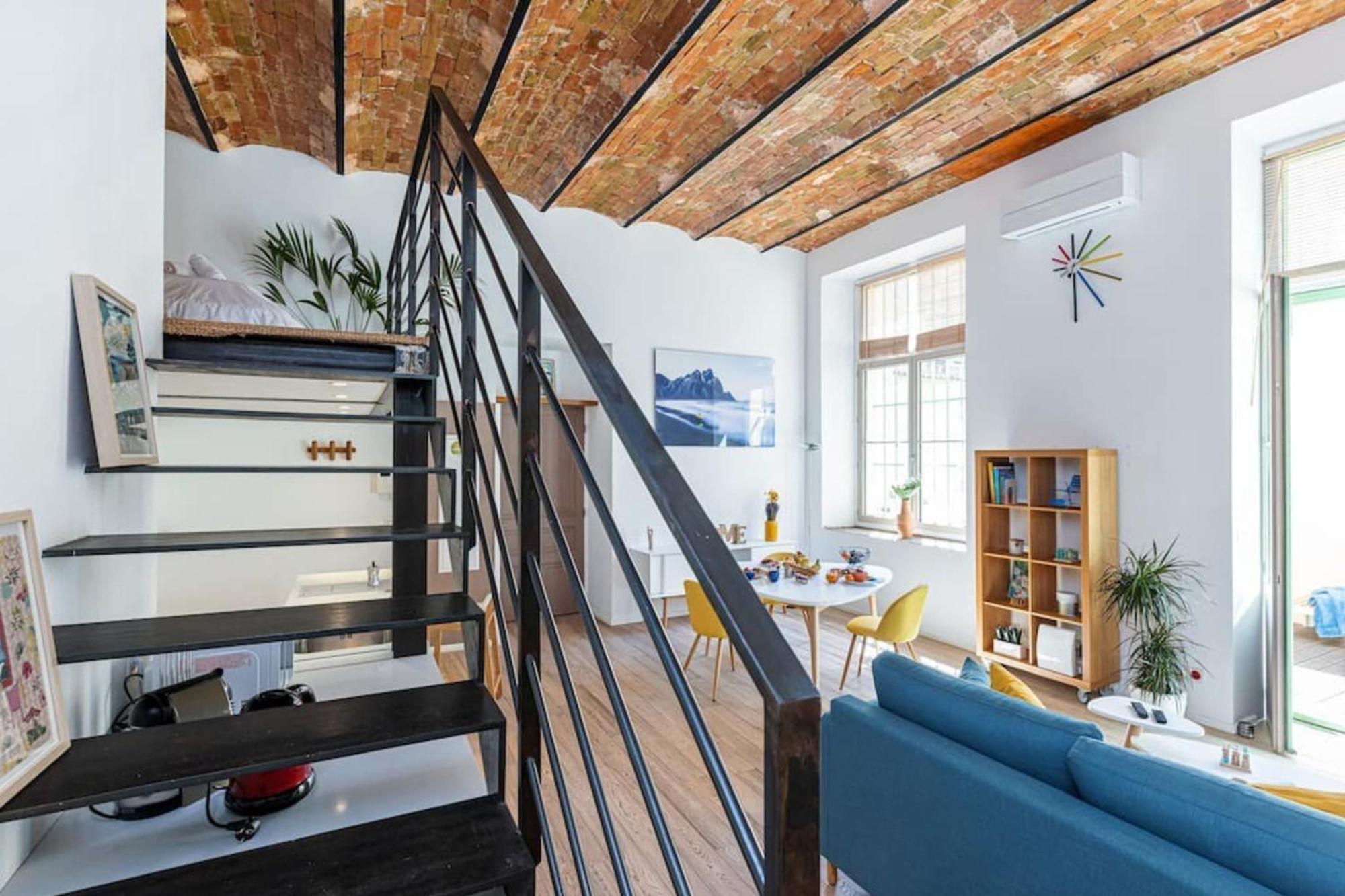 Gubernatis - Beautiful Duplex With Terrace Lägenhet Nice Exteriör bild