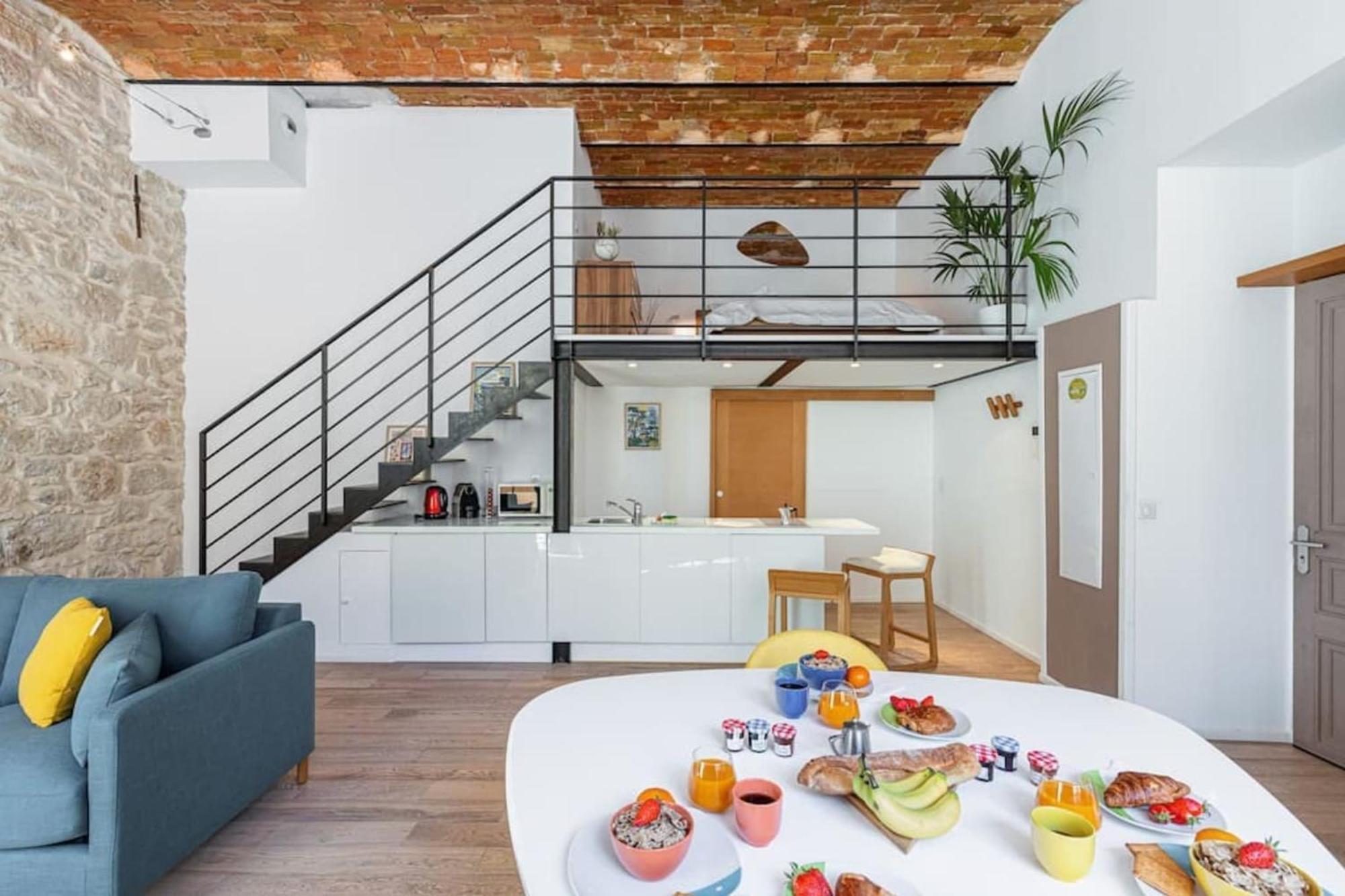 Gubernatis - Beautiful Duplex With Terrace Lägenhet Nice Exteriör bild